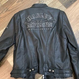 Harley Davidson Womens Leather Jacket RN 103819